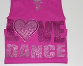 Love dance sugarlips tank top. can be customized with any hobby, name, sport, sorority, etc.