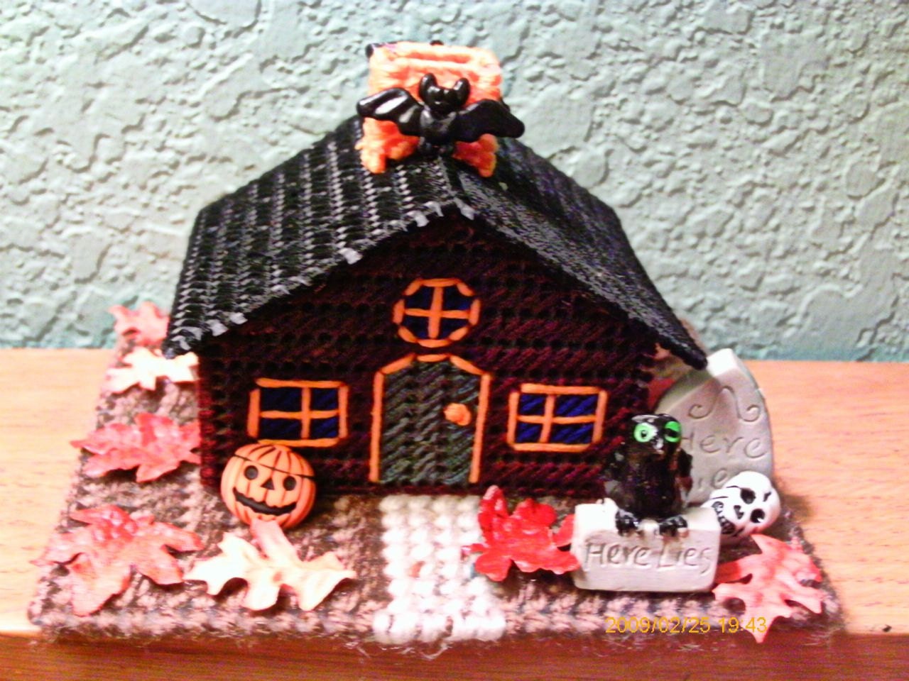 Haunted House miniature On Raven Lane OOAK