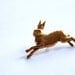 GOLD //// plated HARE Pin
