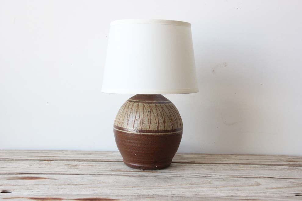Pottery Lamp