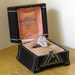 Coupon 10% Off antique Art Deco vintage wedding ring display presentation box case velvet lined