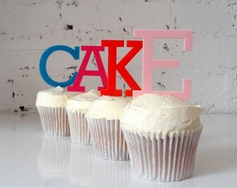Letter Cake Topper