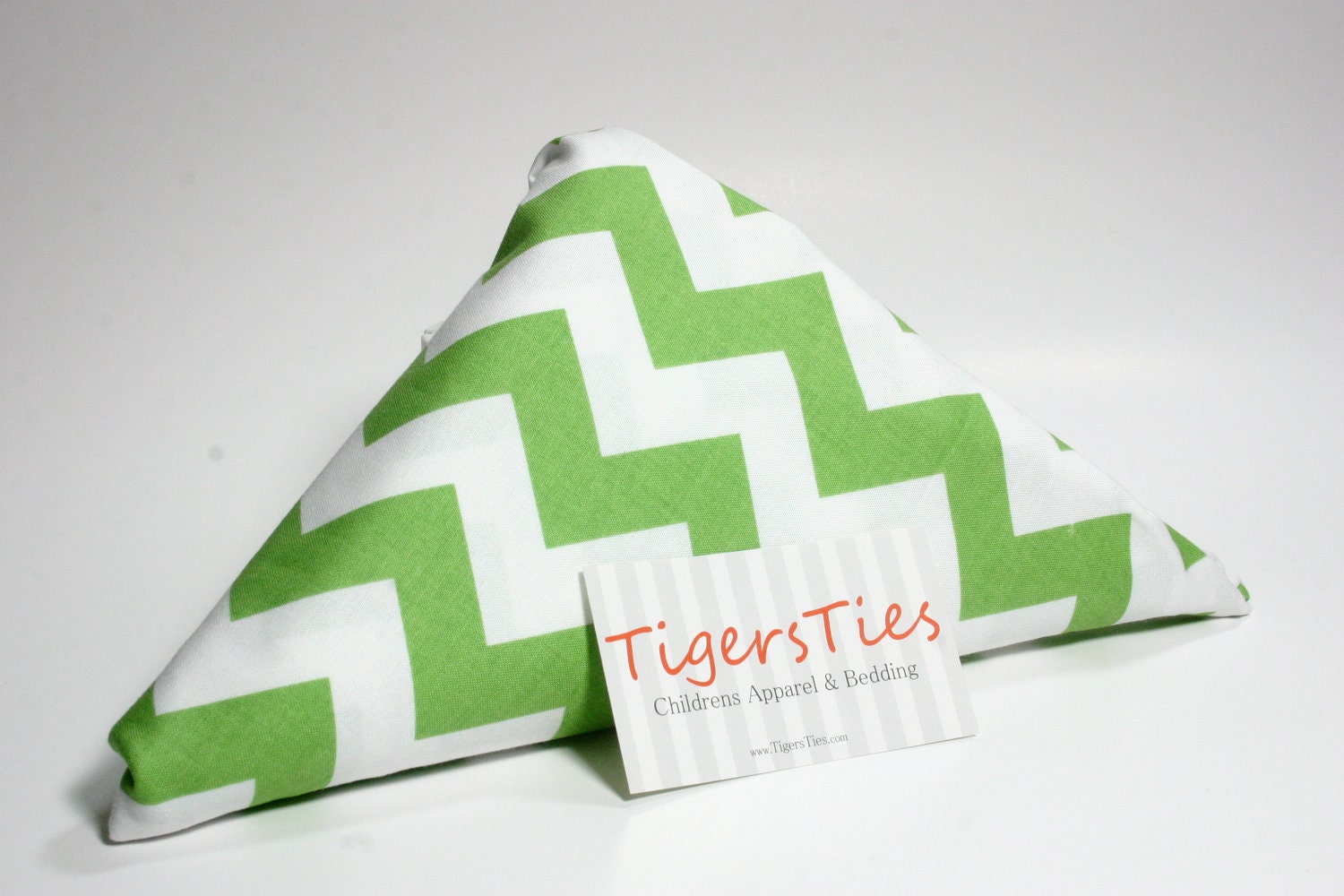 Green Chevron Changing Pad Cover - Contoured Changing Pad