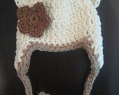 Crochet Hat PATTERN - Baby Bear Chunky Earflap Hat Crochet Pattern - Instant Download PDF 186 - Newborn to 4T - Photography Prop Pattern