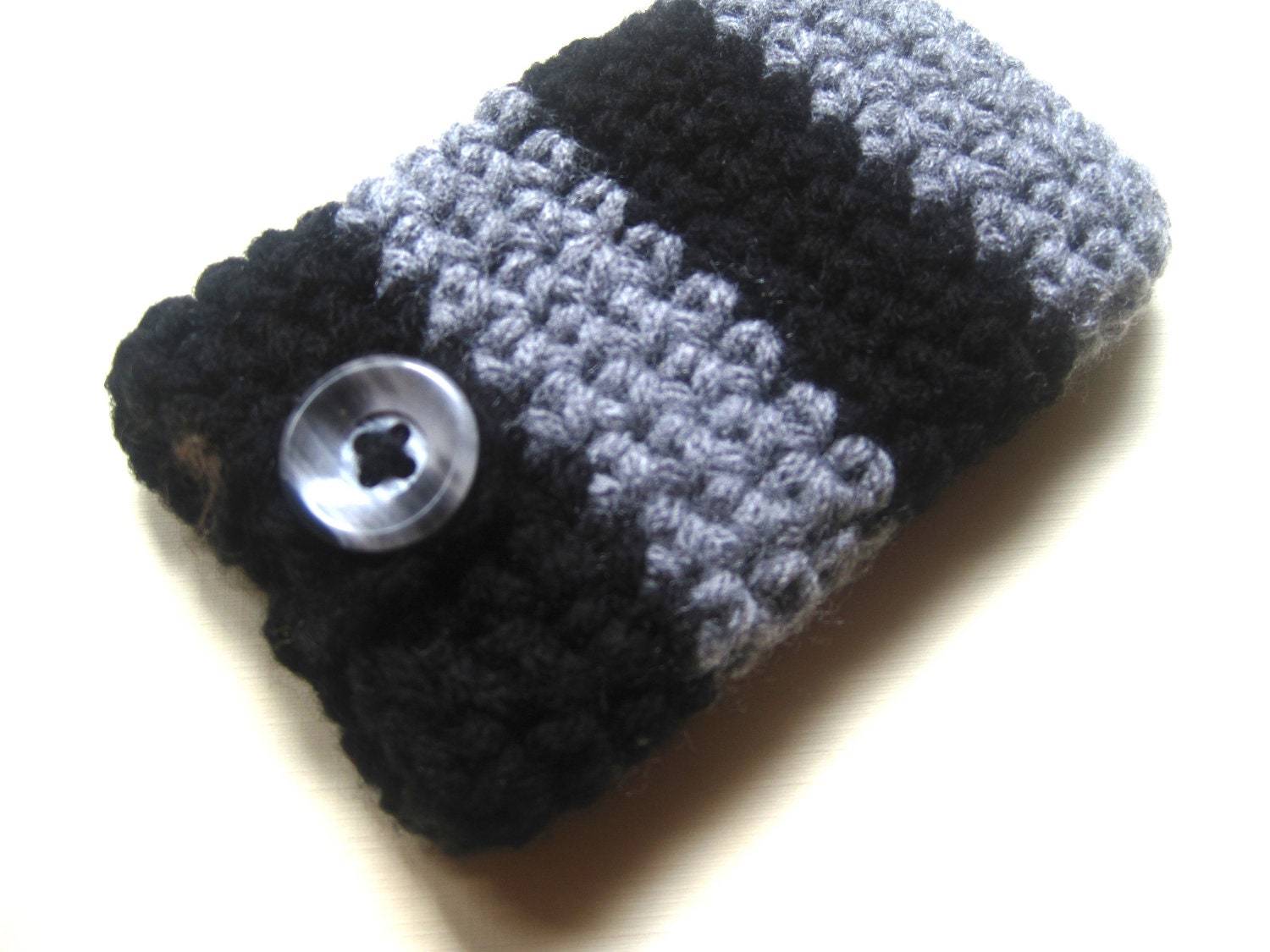 Grey and Black Gadget Cozy