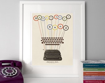 Typewriter Photography A3 poster print vintage typewriter