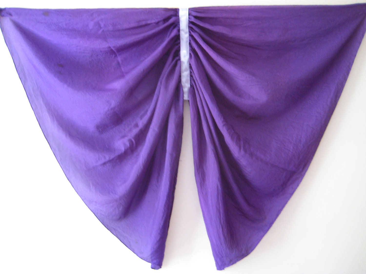 Costume, Butterfly Wings make Fairy Pure Silk Wings fairy  to Purple wings how silk