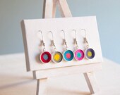 Felt round earrings - Choose your favorite combination
