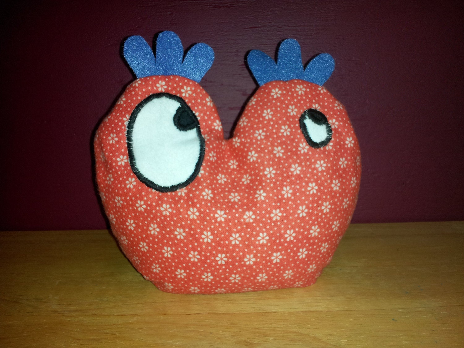 Heating Pad, Tripod and Night Stand Buddy - Peeps in Red,  Blue