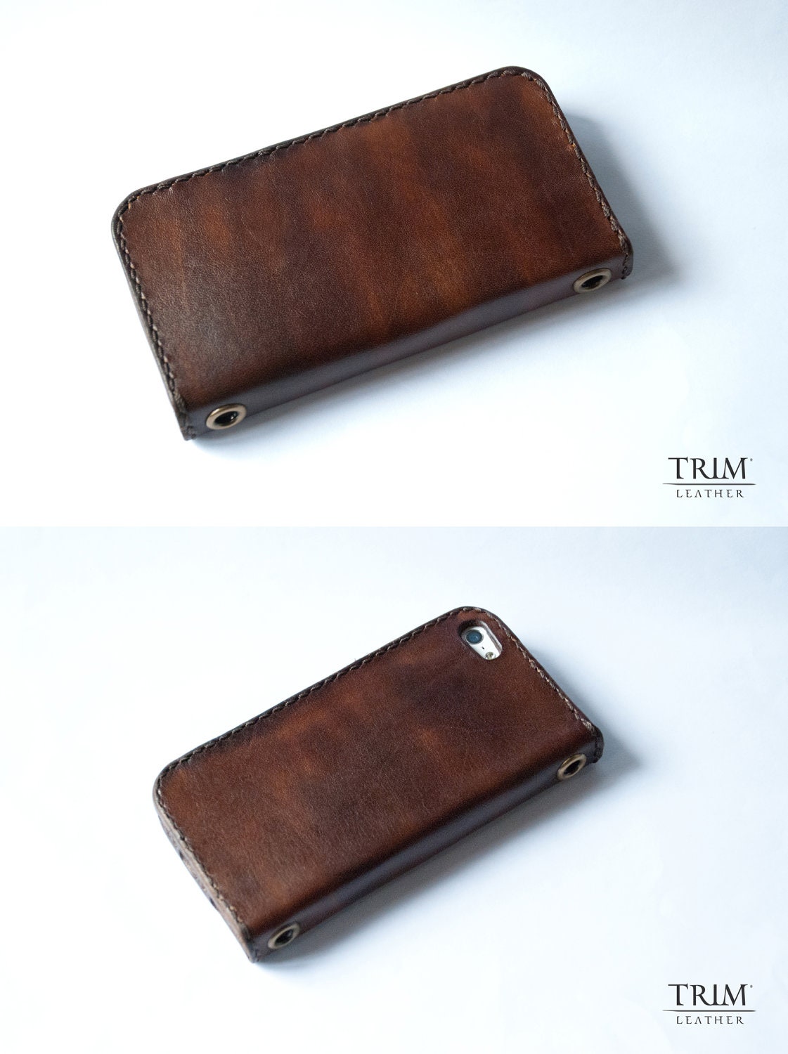 iPhone 5 leather wallet handmade