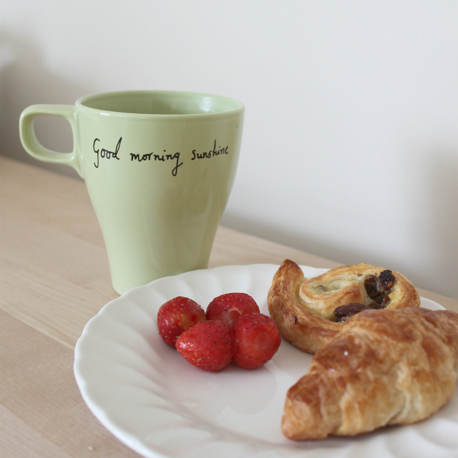 SALE Hand Drawn Mug 'Good Morning Sunshine'  & can personalise