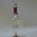 Antique Cranberry and Gold Perfume Bottle