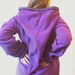 Elven hoodie for women- Medieval tunic - SCA - Pixie hoodie - Purple hoodie-Psy hoodie- festival - pointy hood - hippie hoodie dress