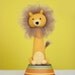 Leonard, needle felted collectable lion