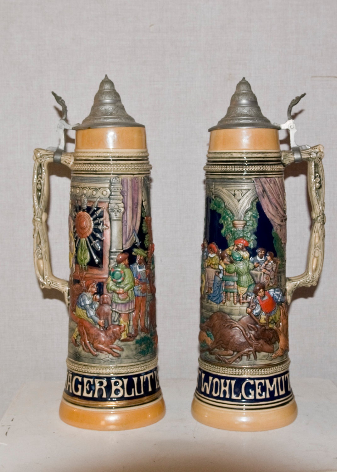 Vintage 18 Covered German Beer Stein by unavesmas2 on Etsy