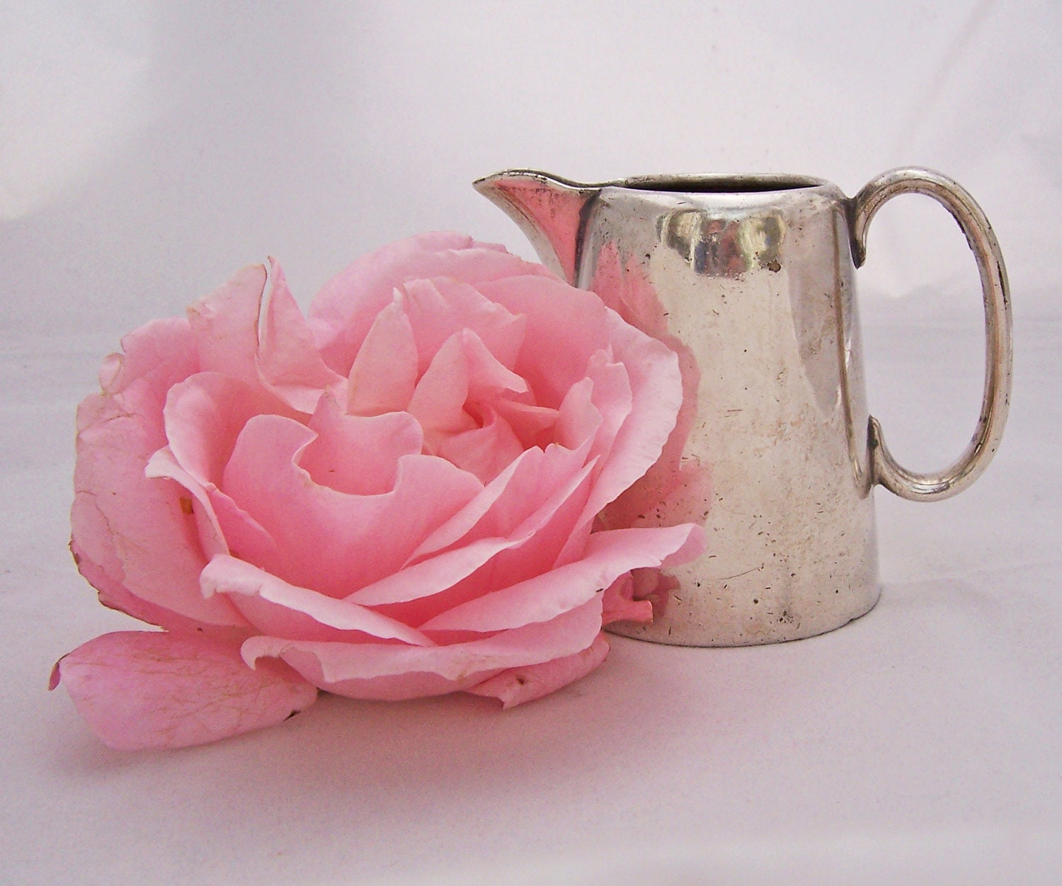 Vintage silver Plate Hotel Ware Milk Jug, Hard Soldered, Hawker, England, 1930s-1940s