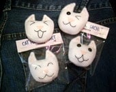 Set of 4 Cat Head Sachets in Cinnamon or Lavender