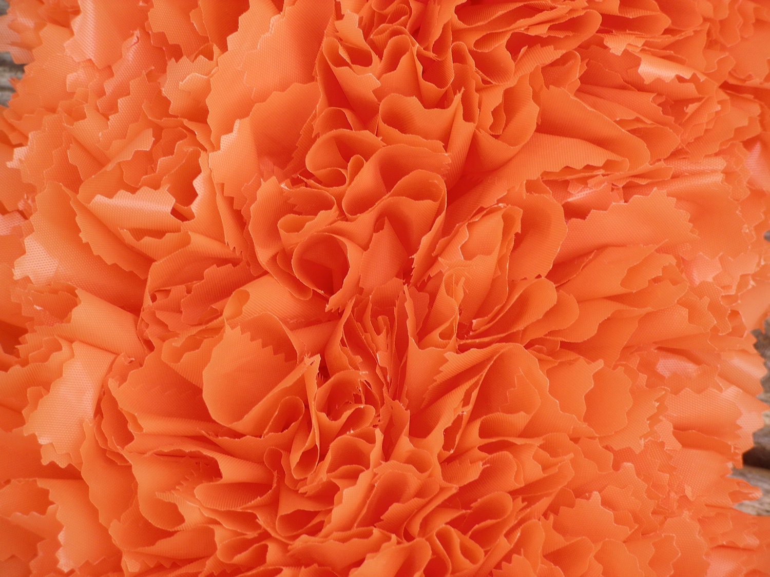 21" Pumpkin Orange Indoor/Outdoor Wreath