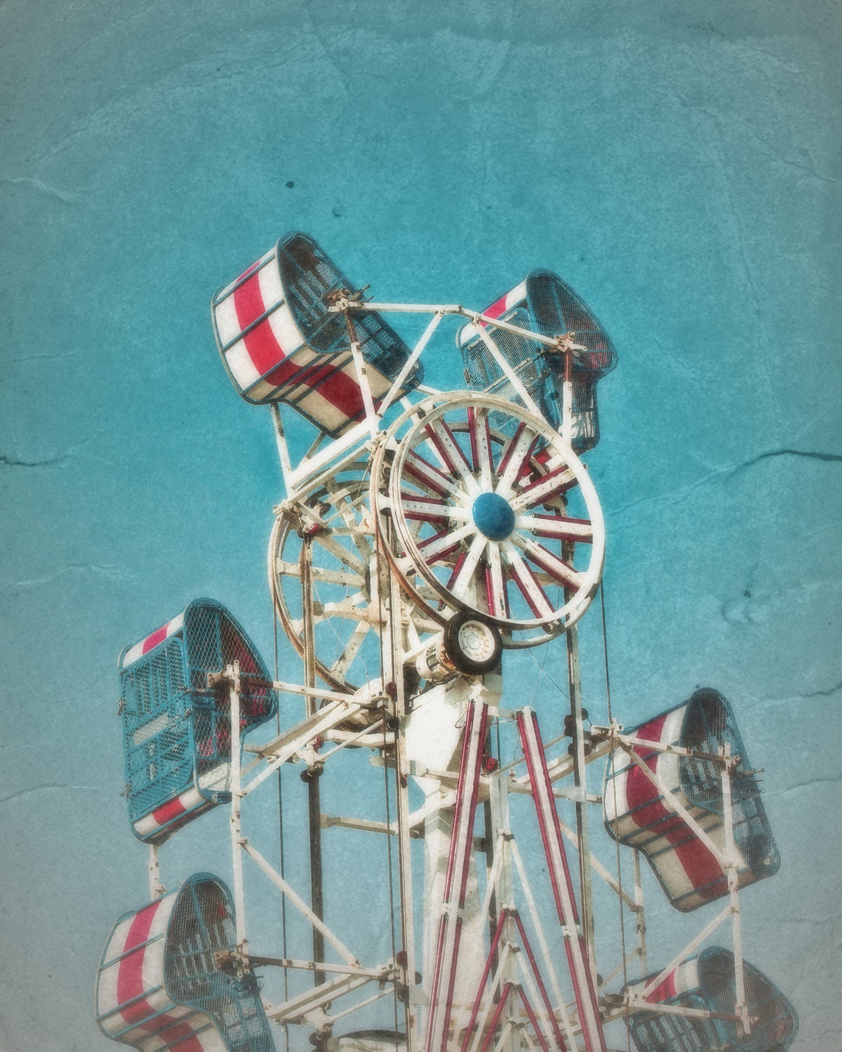 Zipper Carnival Ride 8x10 Photography