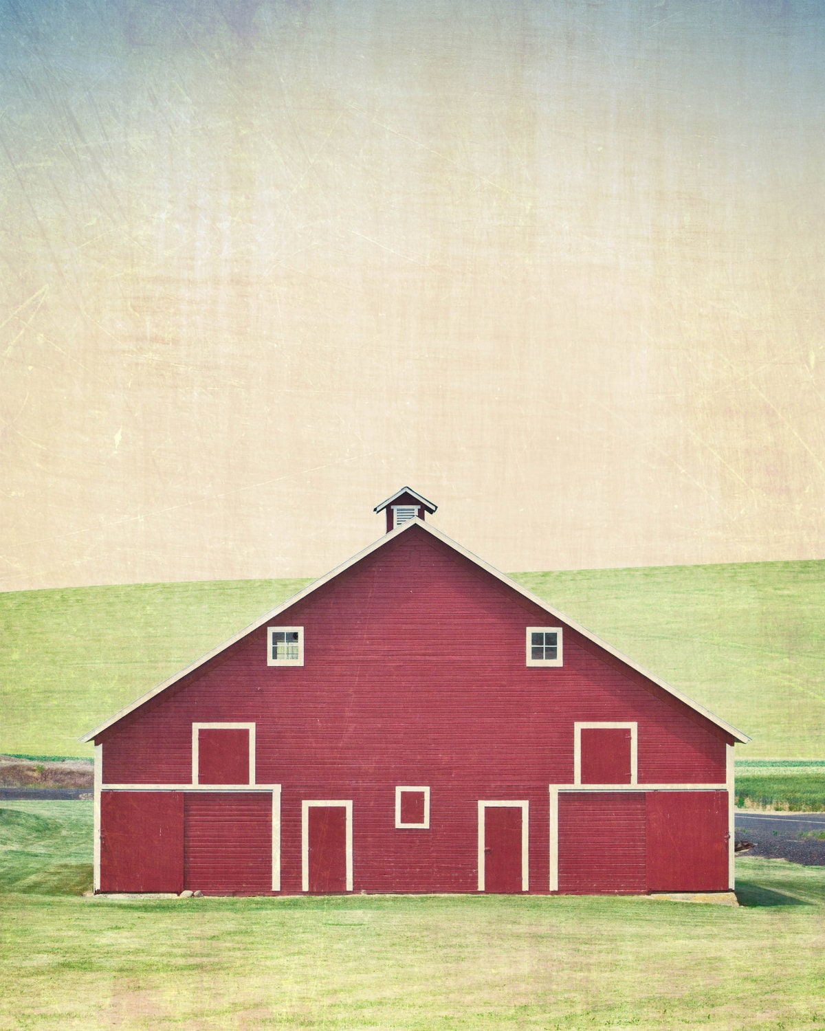 Red Barn 8 x10 Photography Art Print