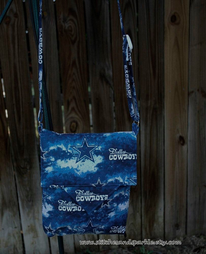 Dallas Cowboys Crossover Purse in Navy & Colbalt Blue