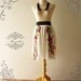 Vintage Inspired Playful Pleated with Charming Oriental Flower Skirt Mix and Match