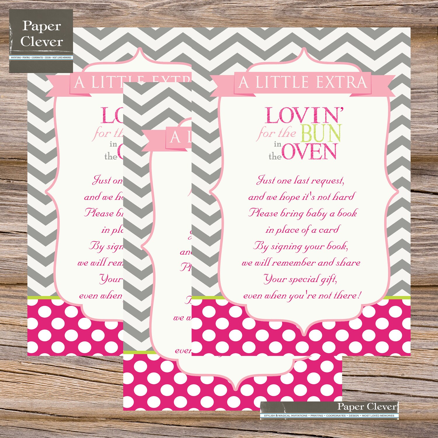 Girls baby shower invitation insert card, bring a book - digital file ...