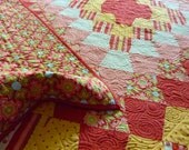 Lap Quilt Delighted Bright Tumbler