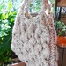 GORGEOUS Hand Knitted Large Cable Stitch "Oatmeal" Wool Blend Handbag NEW STOCK