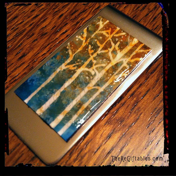 Re-Carded Aspens Money Clip