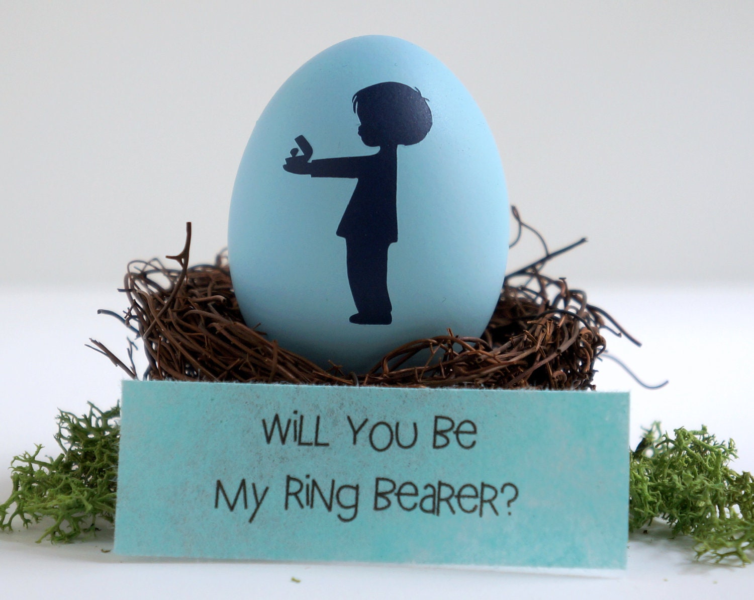 Will You Be My Ring Bearer Invitation. Personalized Wedding Party Gifts.