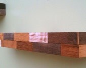 Floating Barn Wood Box Beam Mantel Wall Shelf Rustic reclaimed wood Farmhouse Chic