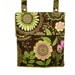 Eco friendly Wet bag, Brown fall autumn floral hanging kitchen wetbag READY TO SHIP