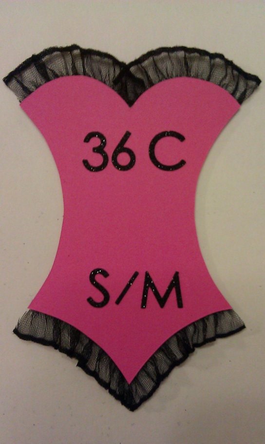 Bachelorette Party/Lingerie Shower Invitation Inserts