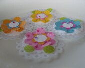 Scrapbooking Paper Flower Posie Embellishments
