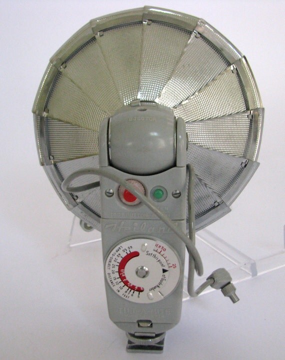 Reserved Vintage Camera Flash Attachment by MolecularModern