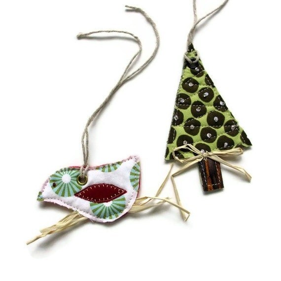 Christmas Gift Tags, Reusable Gift Tags, Rustic Ornaments