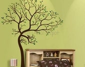 Vinyl Wall Decal Tree Wall Sticker Art Home Decor- green tree decal