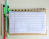 Notebook Page Pencil Case (Personalizable)