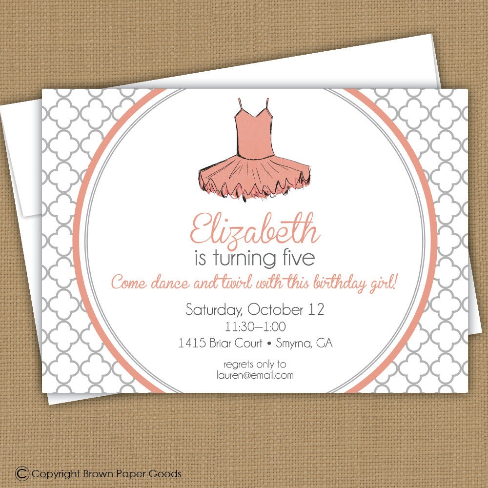 Birthday Invite Design