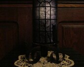 Cat and Moon with stand Candleholder