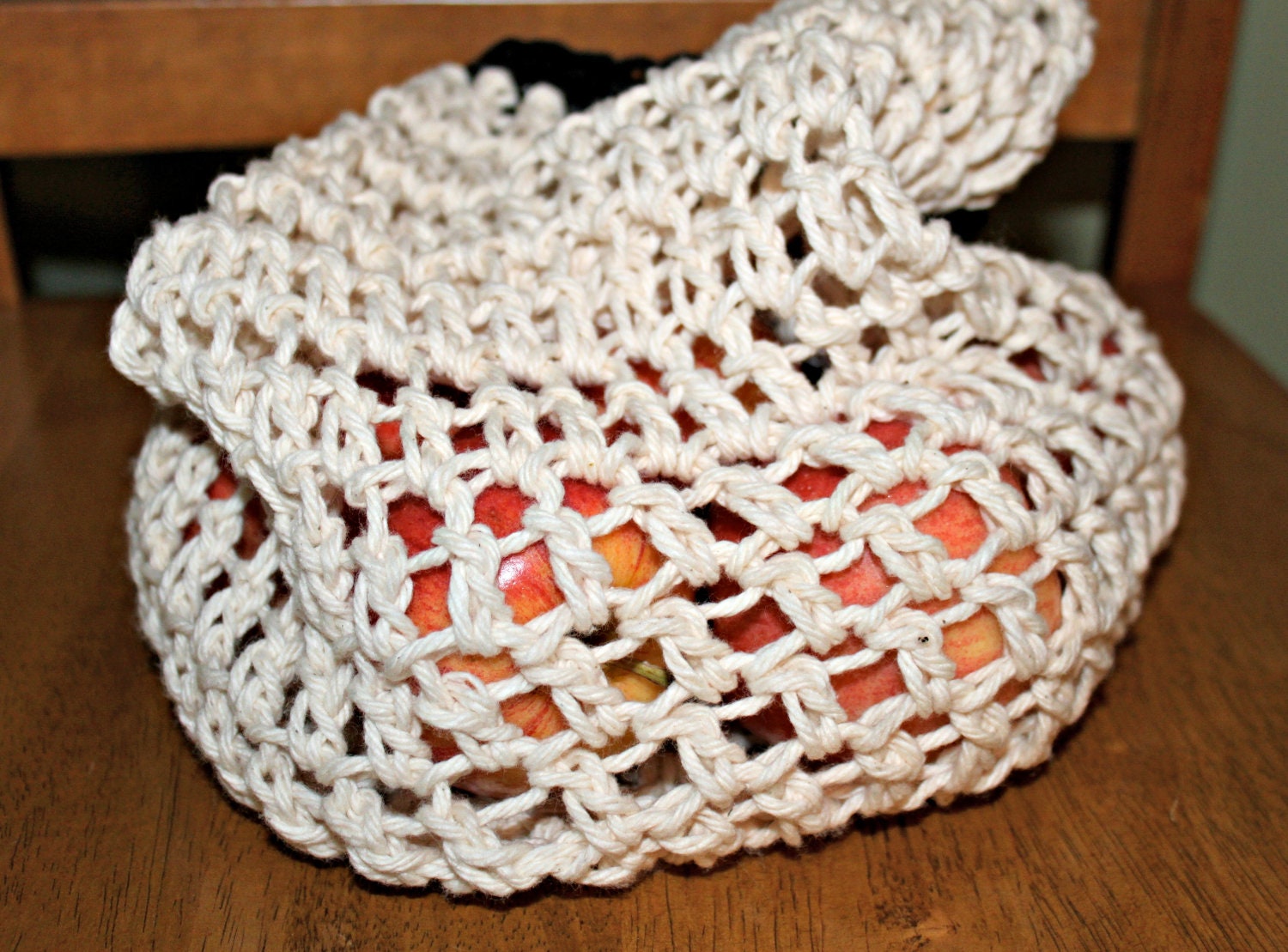 Crochet Market Bag, Farmer's Market Bag, Grocery bag