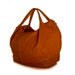 Handmade Leather Handbag Bag Purse Hobo in Orange brown -.- the Abegaila -.-
