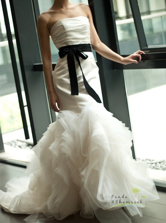 Constance/bridal dress/women clothing/wedding gown/bride/fishtail/all size/custom made/sexy