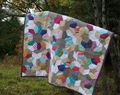 Modern Baby Quilt / Blanket