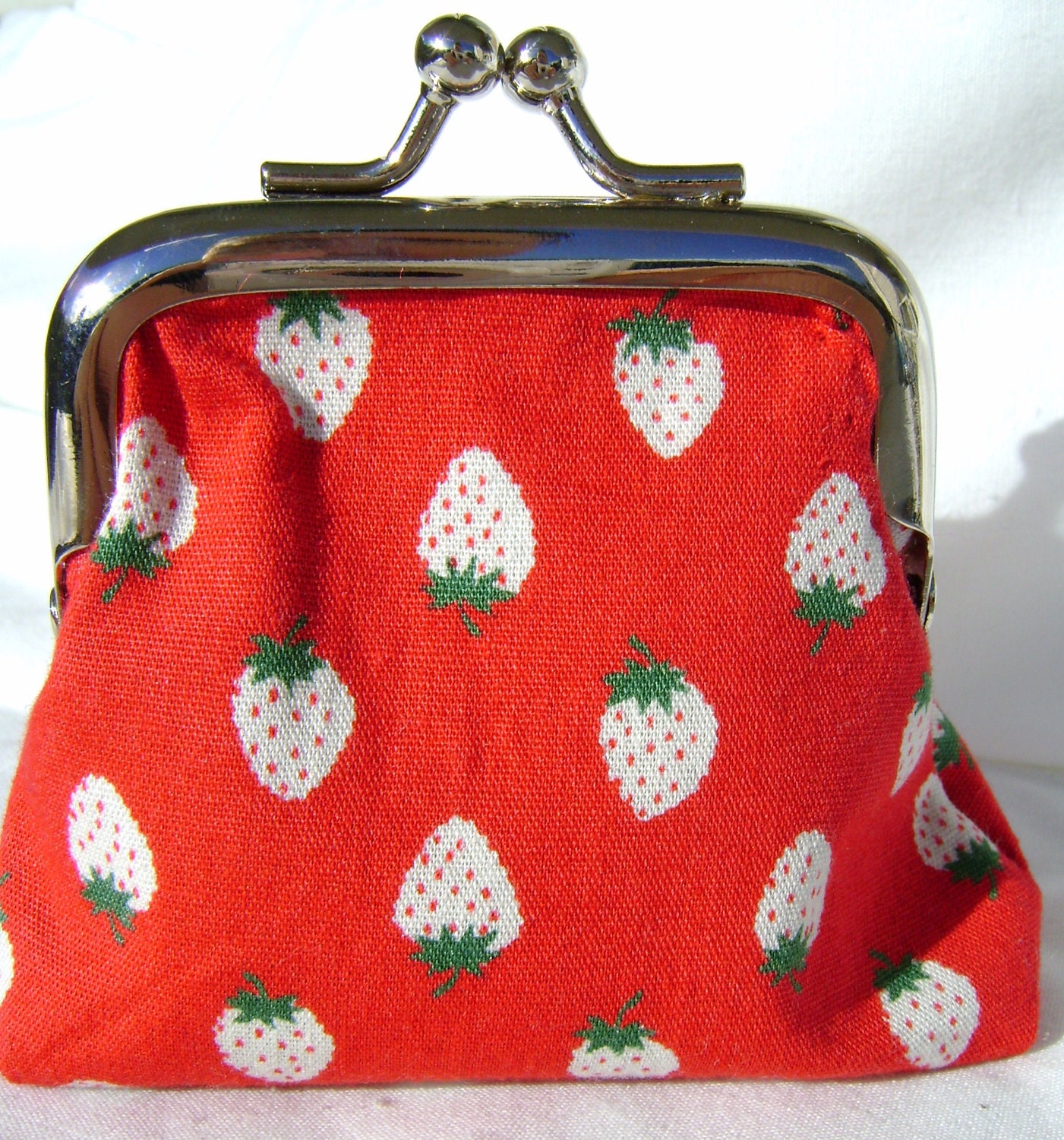 Strawberry coin purse