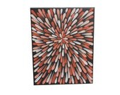 Painting, Abstract, Orange, 8 x 10