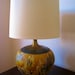 Mid Century modern Fat Lava Ceramic volcanic lamp Eames mad men era