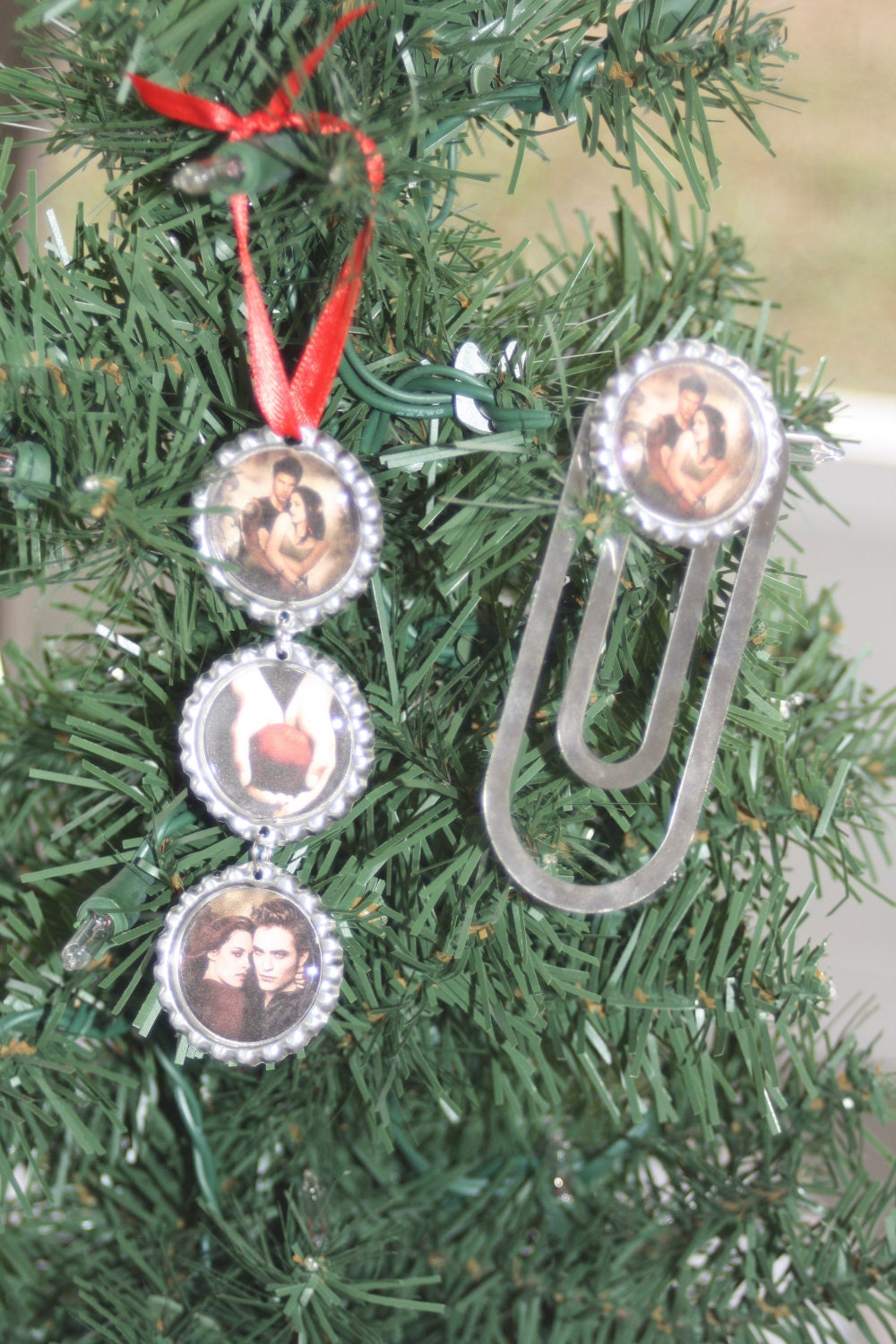 Twilight Christmas Treen Ornament and Bookmark Set for Twilight Fans
