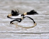 Dainty Elegant Sideways Cross Bracelet